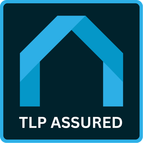 TLP Assured kitemark — blue