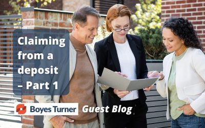 Claiming from a tenant’s deposit – Part 1